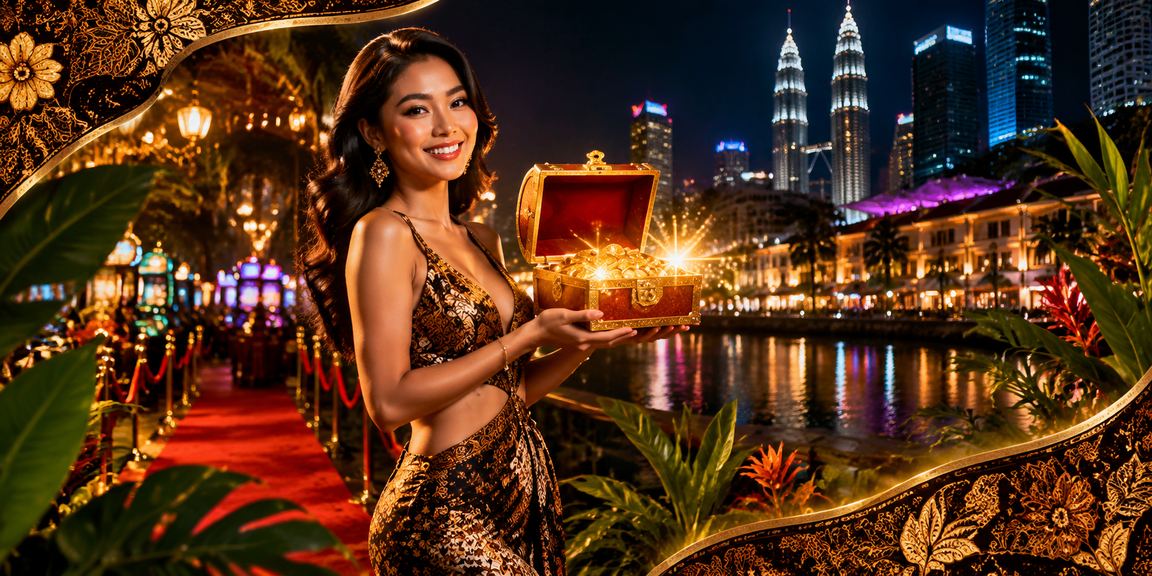 Suasana taruhan dalam talian di Kuala Lumpur dengan sentuhan budaya batik tempatan