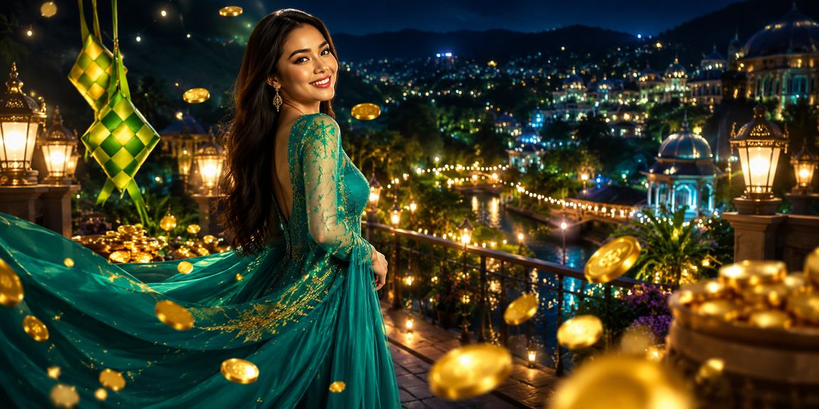 Suasana perayaan Hari Raya mengiringi hiburan dalam talian di Malaysia